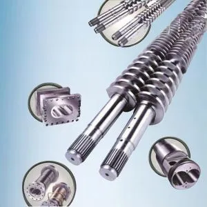 Twin șurub și baril pentru injecție mașină de formare